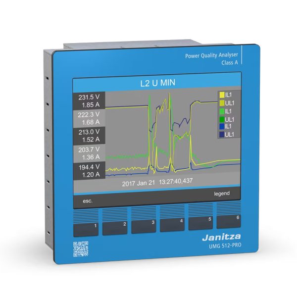 ⁦UMG512 PRO <br> רב מודד ונתח איכות חשמל Class A⁩ – תמונה ⁦2⁩