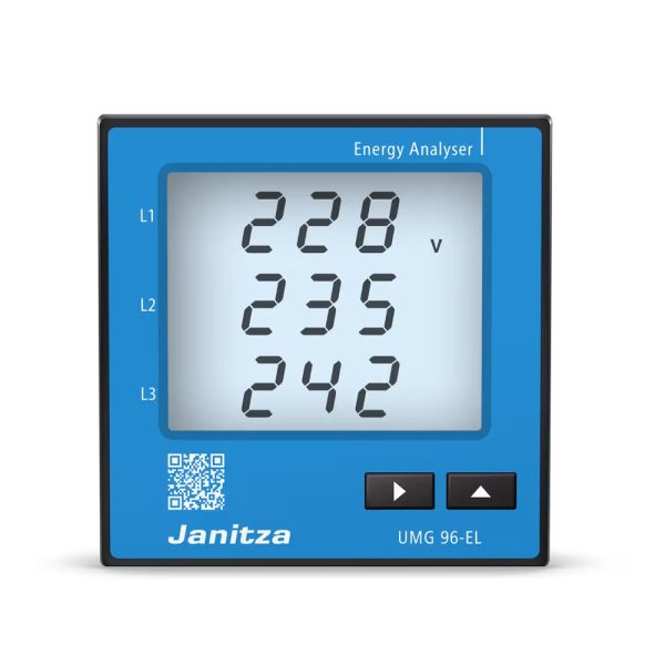 ⁦UMG96-S2 – מד איכות חשמל תלת-פאזי מבית JANITZA⁩ – תמונה ⁦2⁩