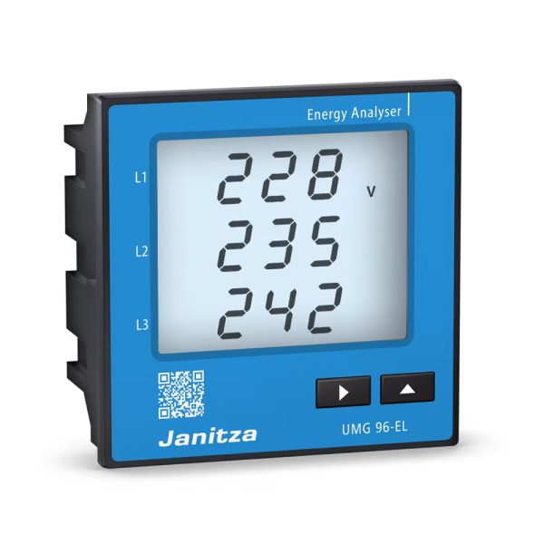 ⁦UMG96-S2 – מד איכות חשמל תלת-פאזי מבית JANITZA⁩ – תמונה ⁦3⁩