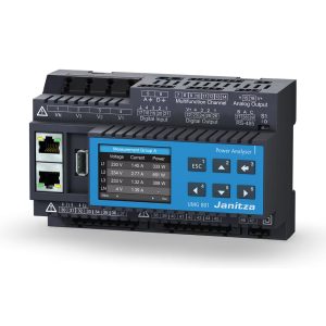 UMG 801 מבית JANITZA – מערכת מודולארית למדידה וניטור חשמל חכם